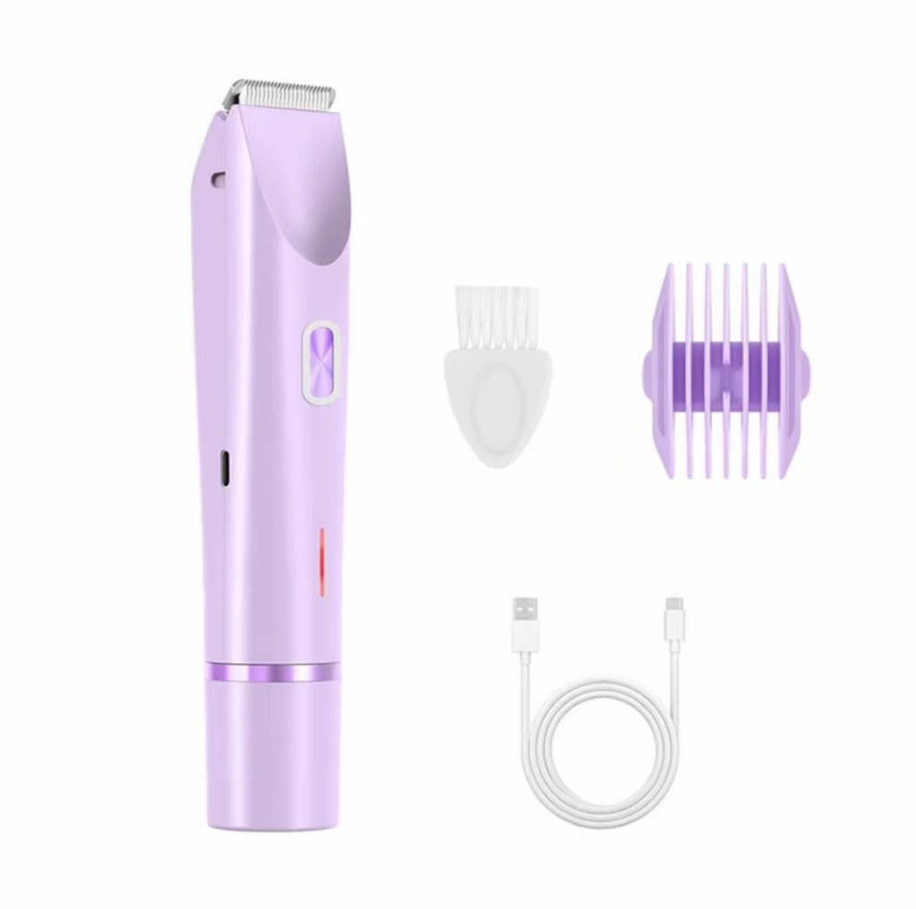 Rasoir électrique 2 en 1 à double tête pour femme .
