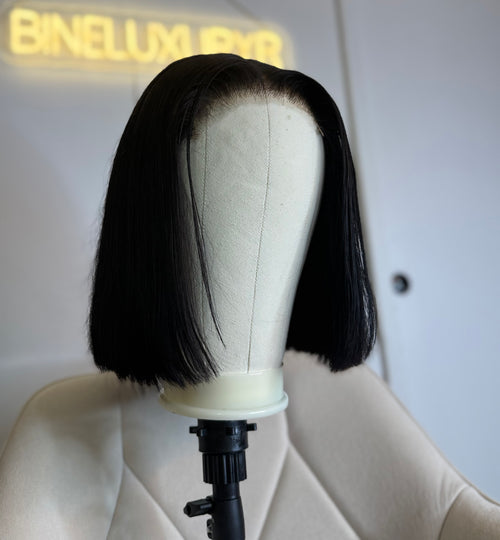 Bob Virgin hair 🫧☺️ lace Hd closure  5x5